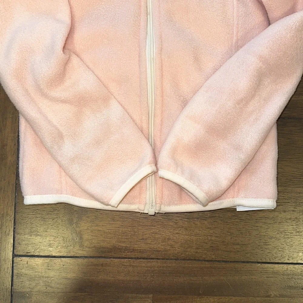 Nike xs/4 girls pink zip up fleece - Picture 3 of 5